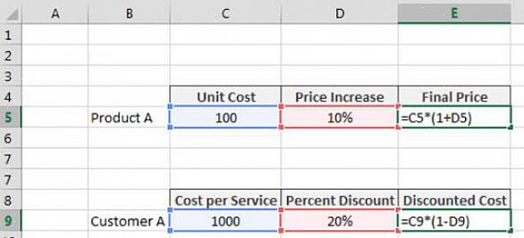 Εάν χρησιμοποιείτε το Microsoft Excel για τον υπολογισμό της σήμανσής σας