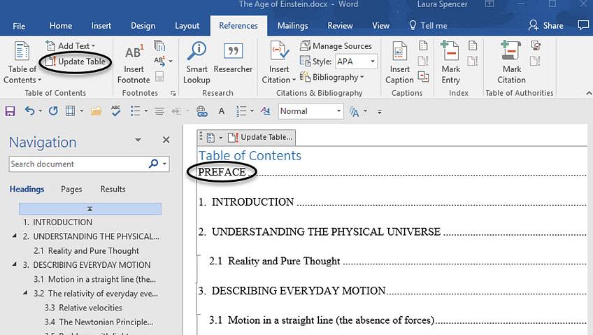 Χρησιμοποιήστε τον Πίνακα Αρχών του Microsoft Word εάν θέλετε να επισημάνετε παραπομπές σε ένα νομικό