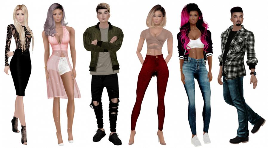 Το IMVU επιτρέπει στους χρήστες να αλλάζουν εύκολα ρούχα avatar