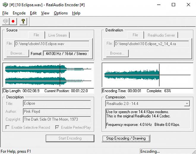 Το RealAudio είναι μια τέτοια μορφή για αρχεία ήχου