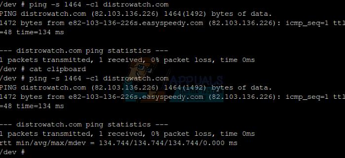 Η δοκιμή MTU Dos ping θα σας βοηθήσει να προσδιορίσετε τις βέλτιστες ρυθμίσεις MTU για τον υπολογιστή σας