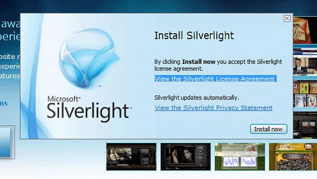 Για να χρησιμοποιήσετε το Microsoft Silverlight