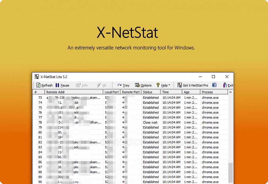 Με το Netstat ή το Network Statistics μπορείτε να δείτε μια λίστα με συνδέσεις δικτύου