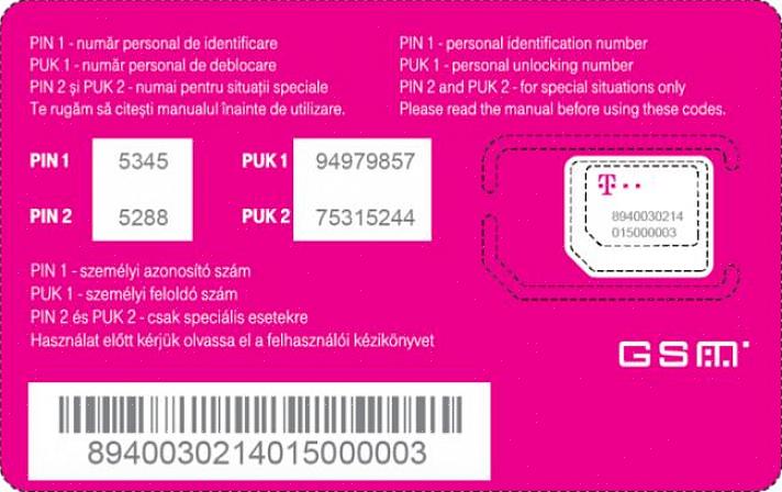 Γρήγορα μια κάρτα SIM της T-Mobile