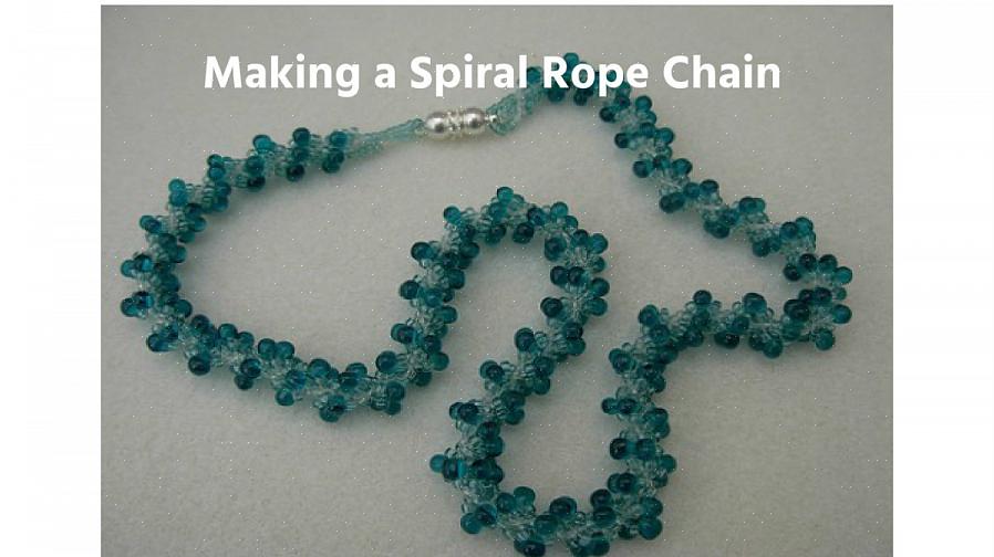 Τα κολιέ Spiral Beaded είναι απλά έργα