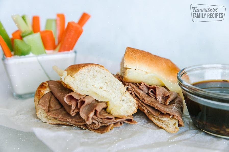 Αυτή ήταν η γέννηση του "French Dipped Sandwich" που αργότερα εξελίχθηκε σε "French Dip Sandwich" ή απλά