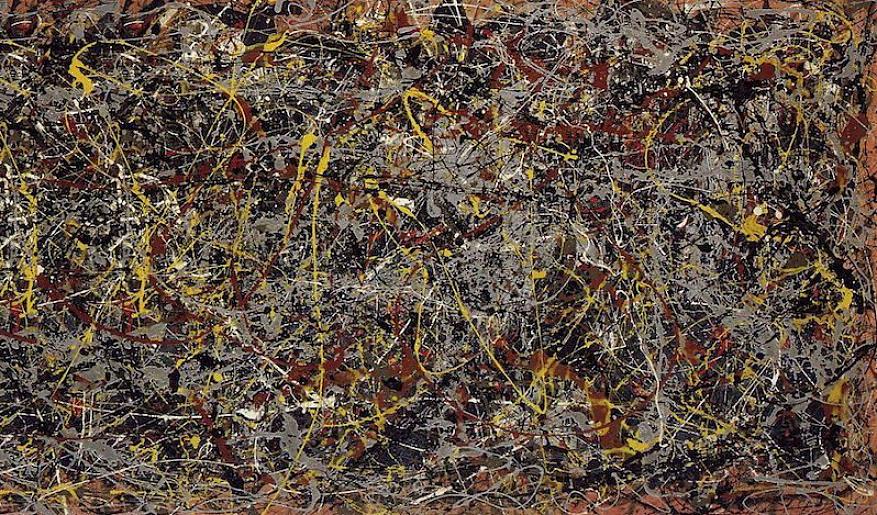 Ο Paul Jackson Pollock είναι διάσημος για τους αφηρημένους πίνακες