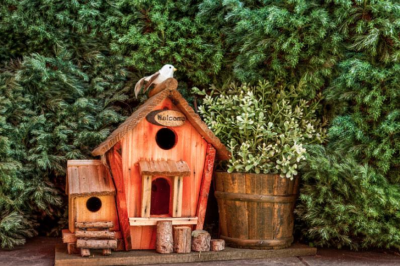 Διασκεδαστικό διακοσμητικό birdhouse