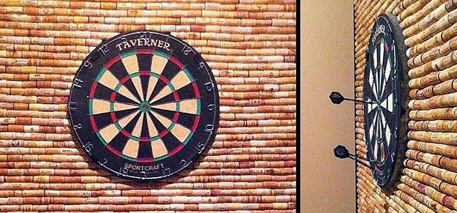 Ένα ντουλάπι dartboard μόλις καταλαμβάνει χώρο