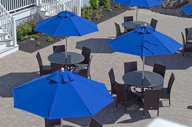 Επιλέξτε τον επιθυμητό τύπο υφάσματος θόλων για την ομπρέλα σας
