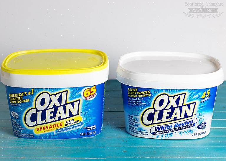 Το να έχετε Oxiclean γύρω από το σπίτι θα είναι πολύ χρήσιμο για οποιαδήποτε λύση καθαρισμού που χρειάζεστε