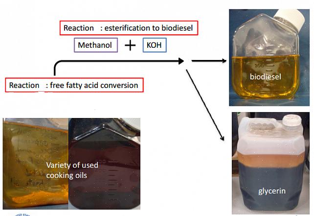 Τα βήματα για τη μετατροπή του φυτικού λαδιού σε βιοκαύσιμο ντίζελ είναι
