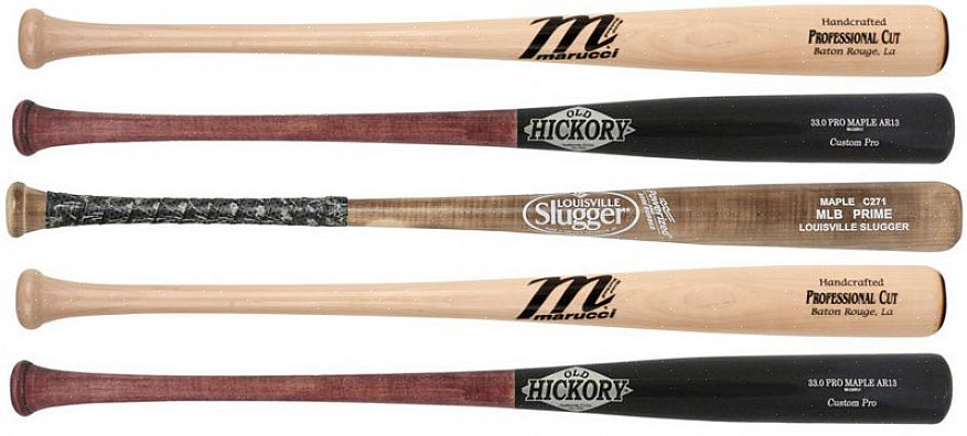 Οι νυχτερίδες Louisville Slugger που κατασκευάζονται από σφενδάμι είναι ακριβότερες από τις νυχτερίδες