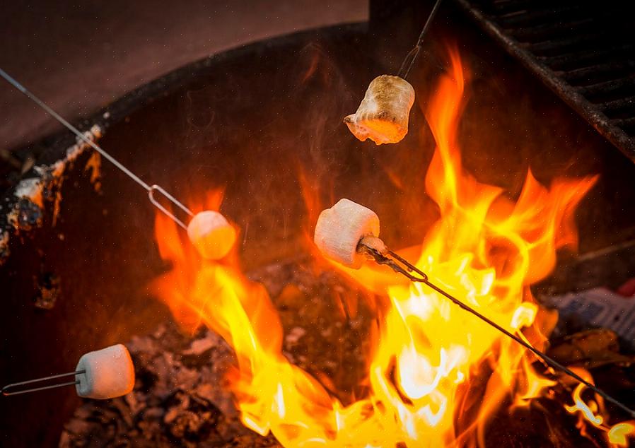 Το marshmallow δεν πρέπει να ωθείται πολύ πάνω στο ψήσιμο