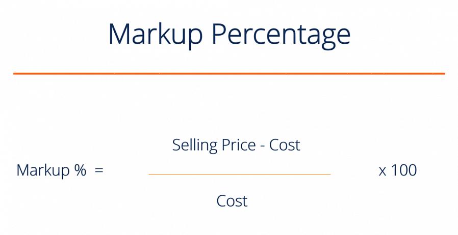 Το ποσοστό σήμανσης είναι το ποσό σε ποσοστό που θα προσθέσετε στο αρχικό κόστος προϊόντος ή υπηρεσίας