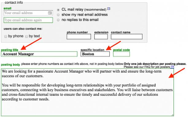 Βεβαιωθείτε ότι έχετε ήδη λογαριασμό στο Craigslist για να μπορείτε να δημοσιεύετε διαφημίσεις