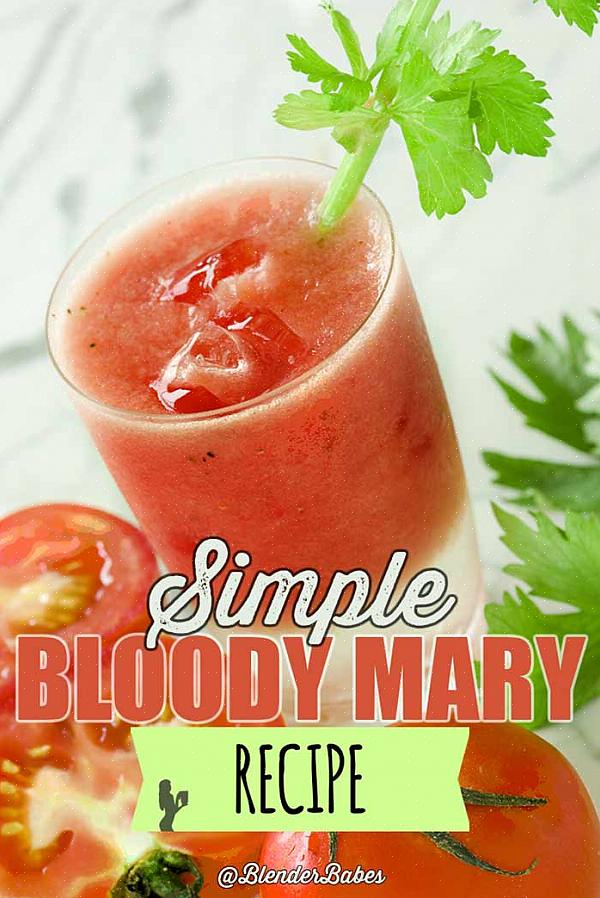 Το Bloody Mary είναι ουσιαστικά ένα πικάντικο ποτό