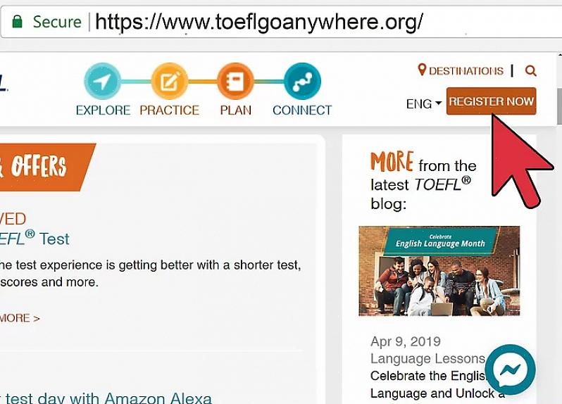 Εάν ενδιαφέρεστε να κάνετε μια δοκιμή TOEFL πρακτικής