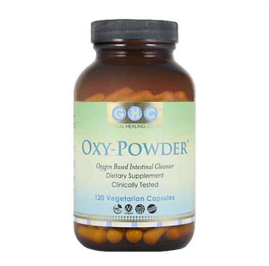 Το Oxy Powder είναι ένα καθαριστικό παχέος εντέρου που χρησιμοποιεί οξυγόνο για να καθαρίσει το σύστημα