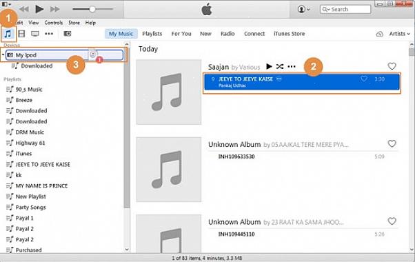 Τη λήψη μουσικής από το Windows Media Player στο iTunes